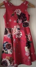 girls size 7-8 Lola Maverick floral party wedding special occasion lining dress