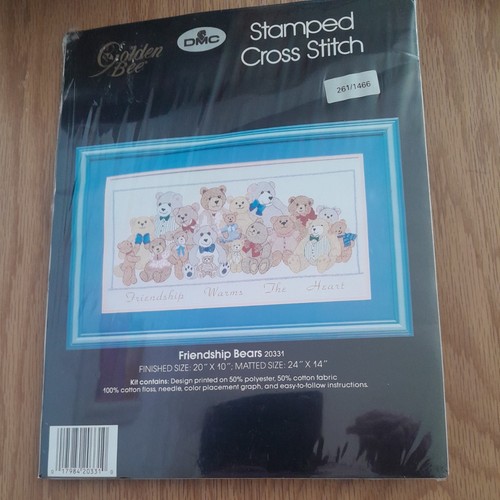 Stamped cross stitch kit - stitch,