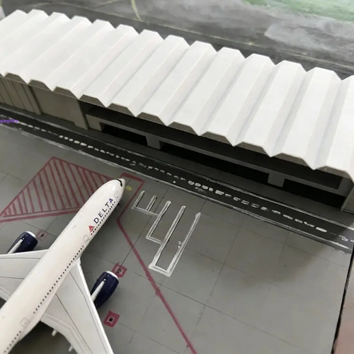400 airport terminal - 1:400,