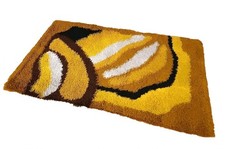 Greif shag wool rug yellow - wool,