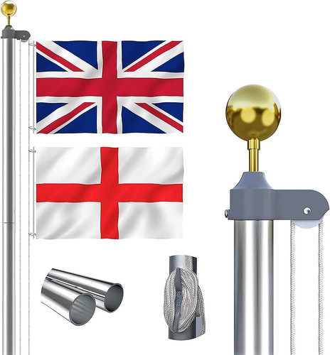 Sectional flag pole - flag, kit