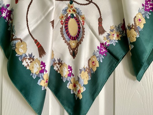 Vintage 1980s polyester satin - polyester,