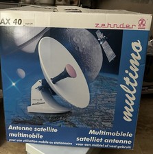 Zehnder ZX74e Satellite Receiver and Multimo Dish for Camping