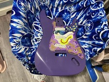 GUITAR BODY AND SCRATCH PLATE