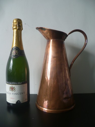 Antique large half gallon - an,