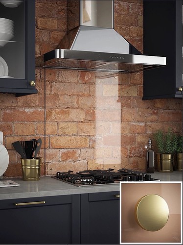Wren clear glass - , splashback