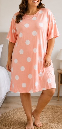 Women peach polka dot - women’s,