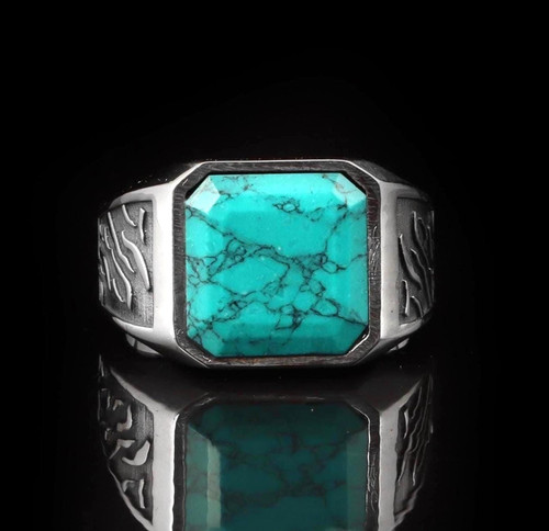 Sterling silver turquoise - silver,