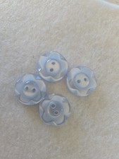 Pale Blue Buttons 18mm Wide