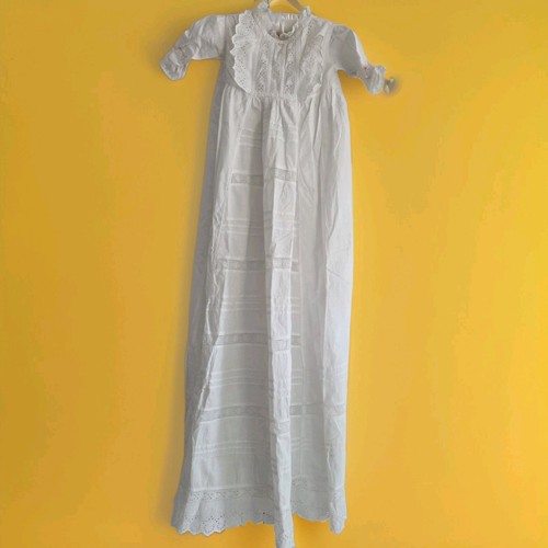 Victorian cotton christening - victorian,