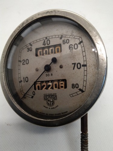 Smiths vintage speedometer - vintage, speedometer-3