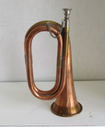 Vintage army brass - army, bugle