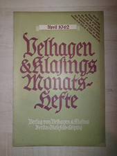 VELHAGEN KLASINGS MONATSHEFTE