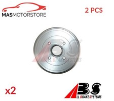 BRAKE DRUM PAIR SET REAR ABS