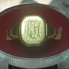 ANTIQUE 18CT SOLID GOLD RING