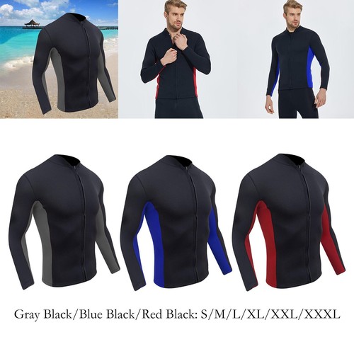Men wetsuit top adults front - men's,
