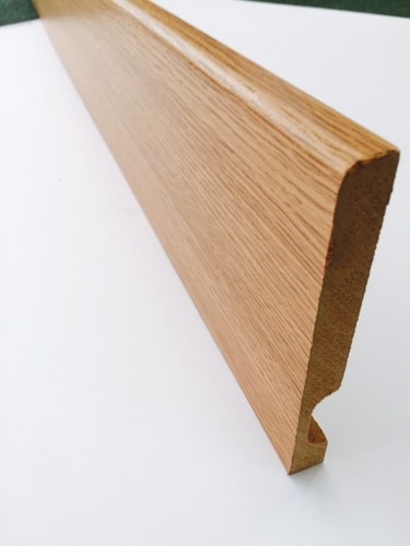 Skirting board mdf oak foil - skirting,