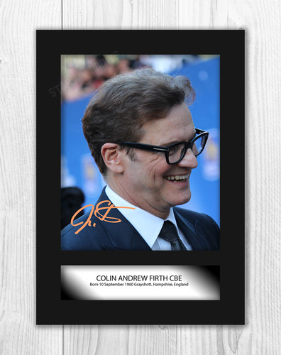Colin firth signed - firth, (2)