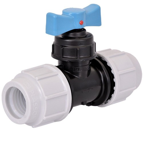 Plasson 25mm stopcock - , blue
