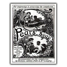 PEARS SOAP SIGN METAL PLAQUE