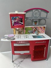 Barbie Kitchen Dolls Furniture With Fridge Oven Sink Mattel