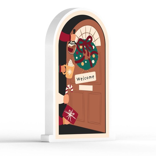 Welcome fairy door stand or - door,