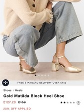 BNWT WHISTLES Gold Matilda