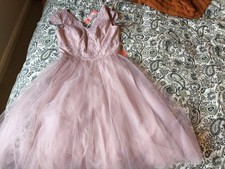 Nude Dress Chi Chi London Size 10