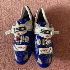 Mens Road Cycling Shoes -Sidi Ergo 2 Carbon (3 hole sole fitting) - Eur 43/UK 9