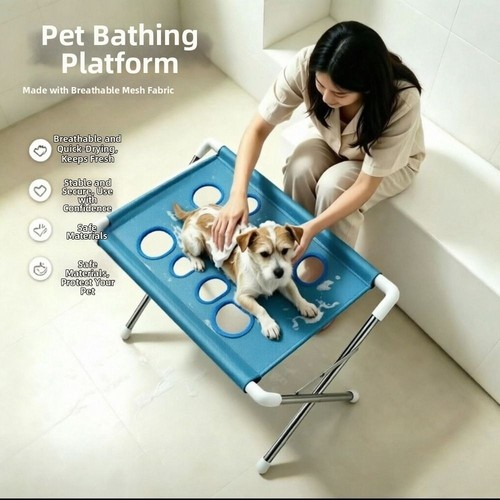 Foldable pet grooming table - foldable,