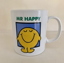 Mr Men ~ Mr Happy Ceramic Mug ~ 1997 ~ Staffordshire