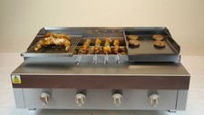 Chargrill with griddle - with, hot