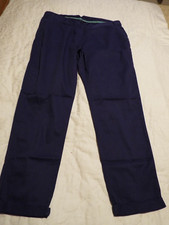 # Ladies George Thin Trousers in Blue Size UK 14 used condition 100% cotton