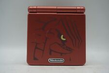 Nintendo GBA SP  Condole -  AGS-101 - Pokemon Groudon - Brighter Screen