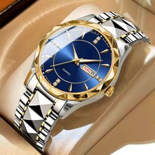 Waterproof Men Watch Stainless Steel Quartz Luminous Classic Business Wristwatch