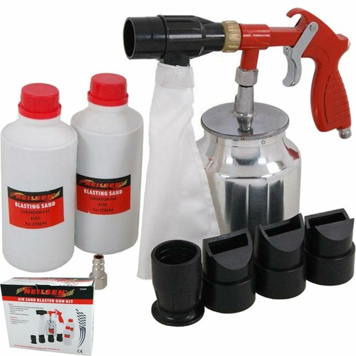 Air shot sand blaster - air,