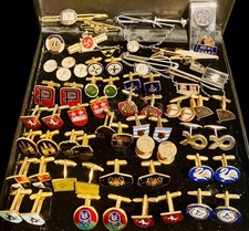 Lot Vintage Antique Cufflinks