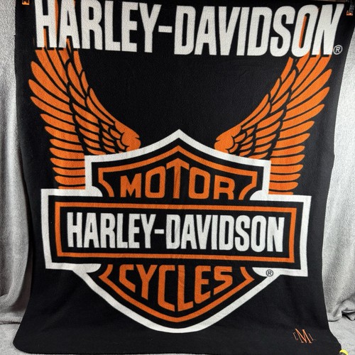 Harley davidson fleece throw - harley-davidson,