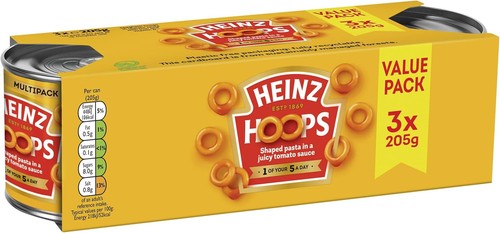 Heinz spaghetti hoops - spaghetti, in