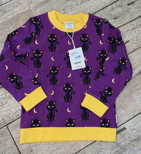 Maxomorra cat sweatshirt 5 - cat, 4/5
