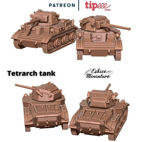 Wwii tetrarch tank various - wwii, uk