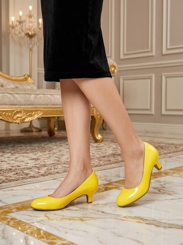 Womens kitten heel pumps - kitten,