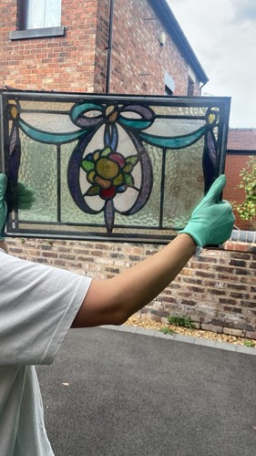 Original 1920s stained glass - original,