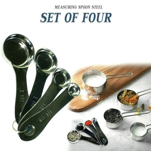 4pcs stainless steel measuring - 4pcs,