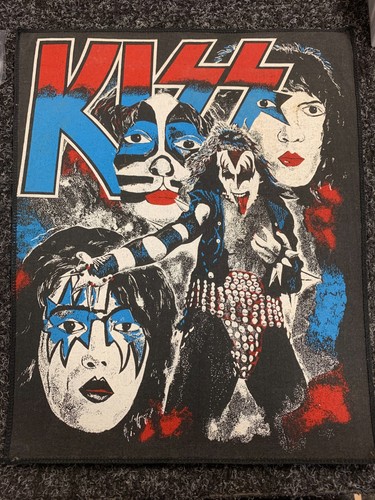 Kiss backpatch vintage 1980s - backpatch,