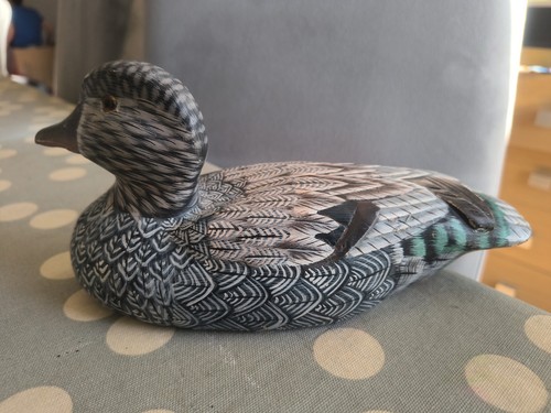 Decorative decoy duck wooden - decoy,