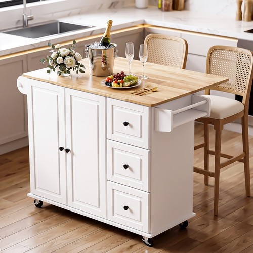 Kitchen island with - kitchen, side