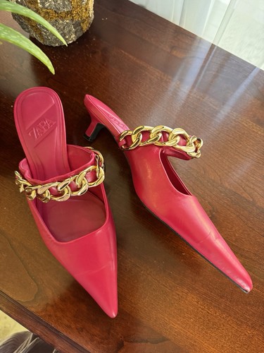 Zara pink fuchsia pointed - fuchsia, toe