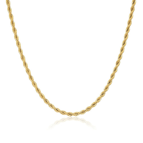 Man women 9ct gold - man, rope
