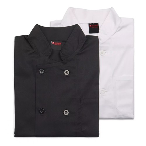 Chef jacket plastic button - jacket,